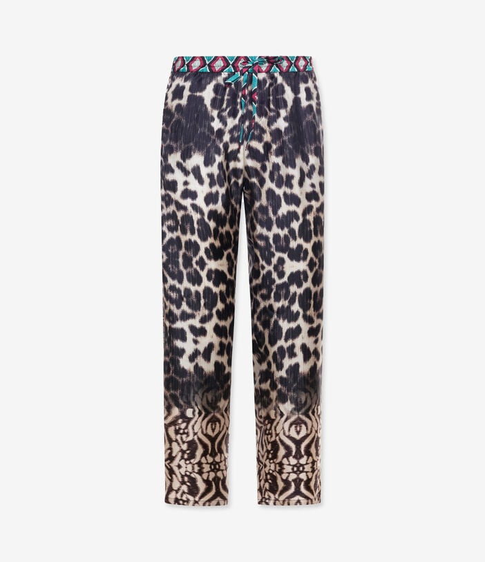 Pierre Louis Mascia ALOE Trousers Silk TRAMA SELVATICA ALOESPT10959SE517906101