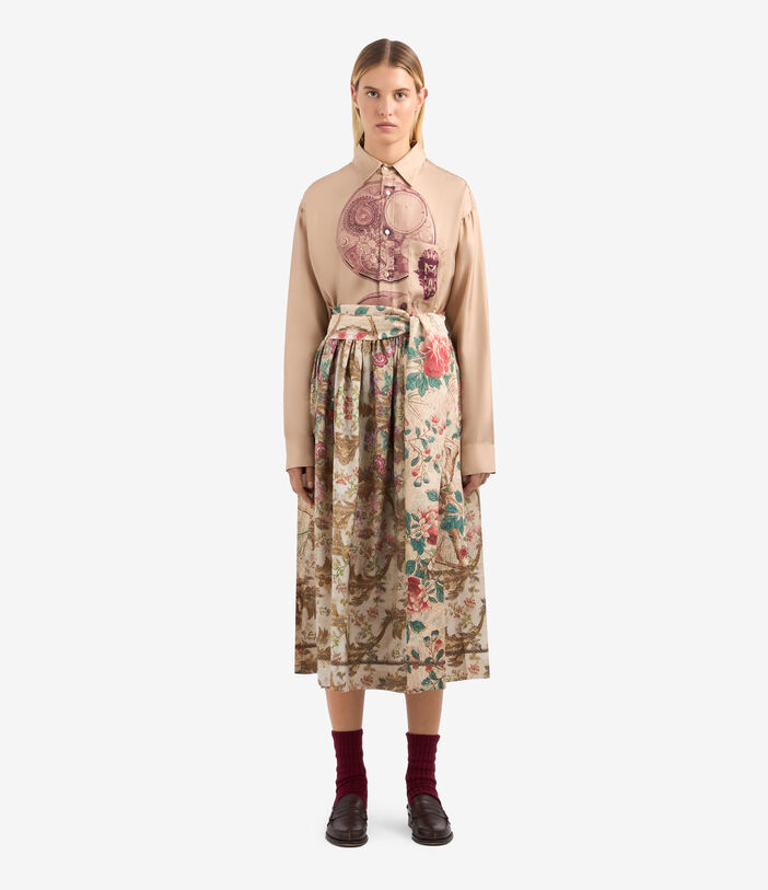Pierre Louis Mascia CIALDA Skirt Silk Multicolor CIALDASGO12314SE513315101