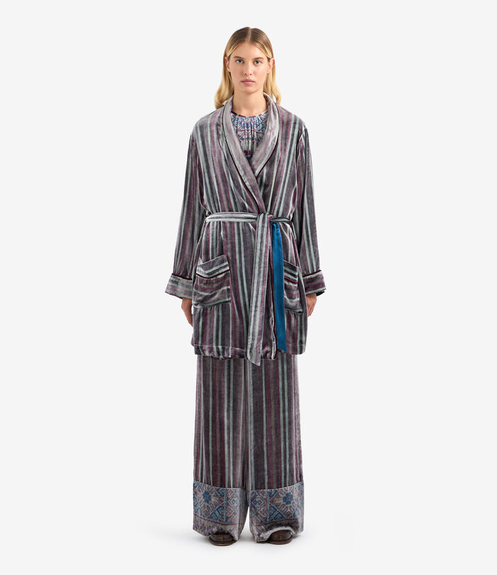 Pierre Louis Mascia KANPUR Dressing Gown Viscose Silk Multicolor KANPURSVVT11668L92VI513585101