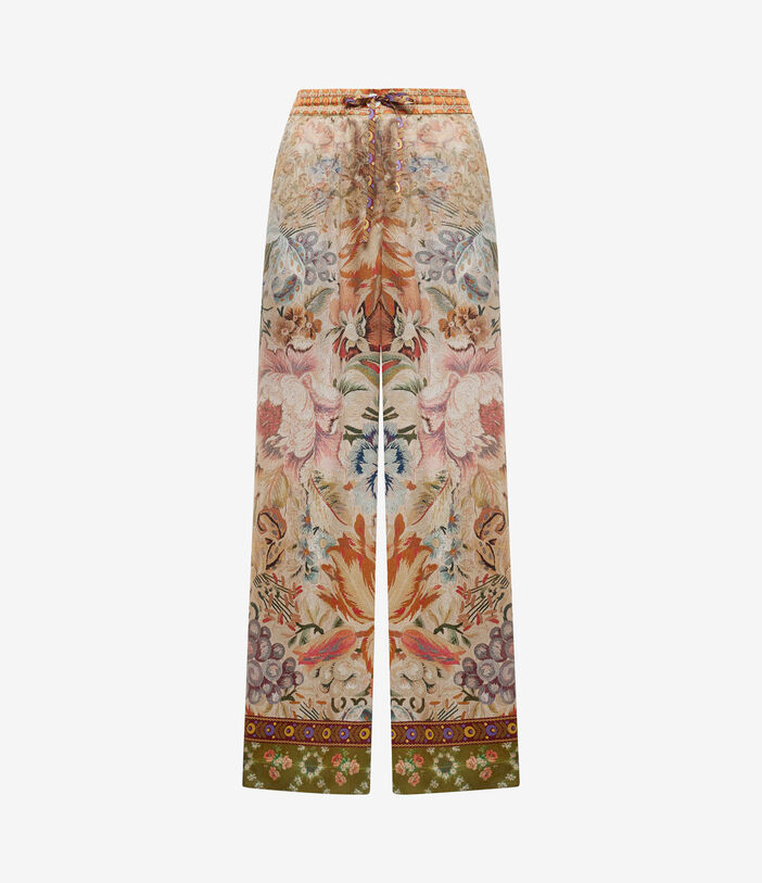 Pierre Louis Mascia MUTKA Palazzo Trousers Silk Multicolor MUTKASPT11094SE516404101