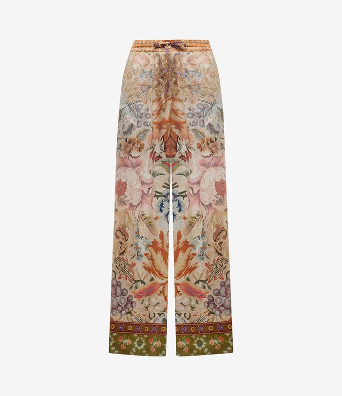 Pierre Louis Mascia MUTKA Palazzo Trousers Silk Pierre Louis Mascia MUTKA Palazzo Trousers Silk Multicolor MUTKASPT11094SE516404101