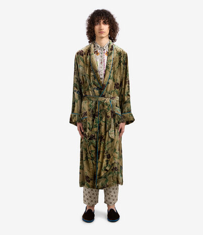 Pierre Louis Mascia KANPUR Dressing Gown Viscose Silk Multicolor KANPURSVT11668L124VI122469101