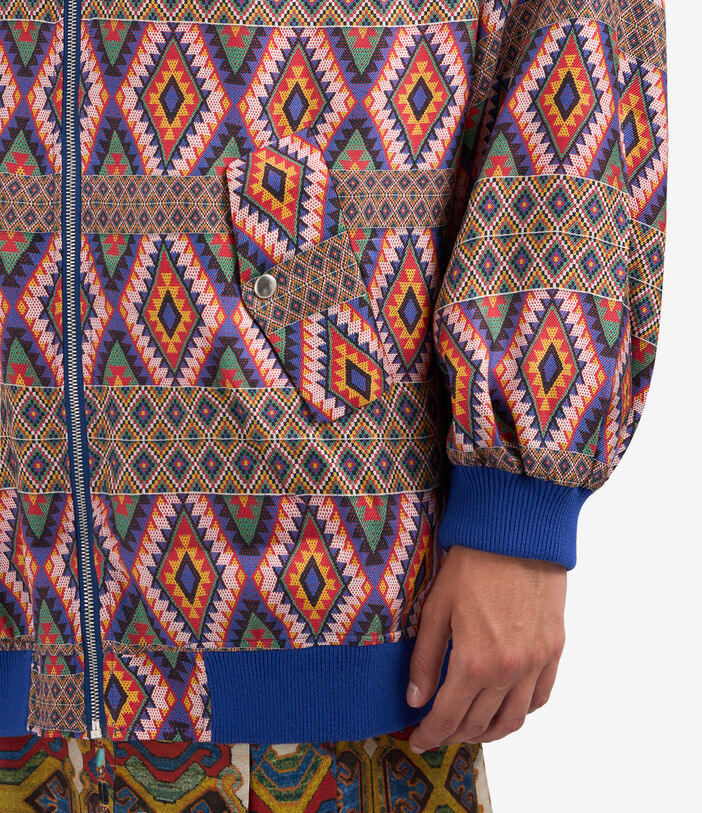 Pierre Louis Mascia FANSOL Bomber Jacket Silk Multicolor FANSOLBM12157SE139645101