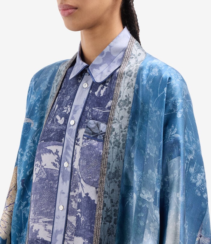 Pierre Louis Mascia MUTKA Kimono Silk CIELO VELATO MUTKASKM12608SE518230101