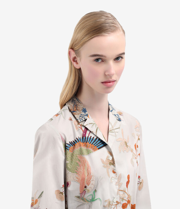 Pierre Louis Mascia DIOMEDE Shirt Dress Cotton ECRU DIOMEDESAB11899CO514889101