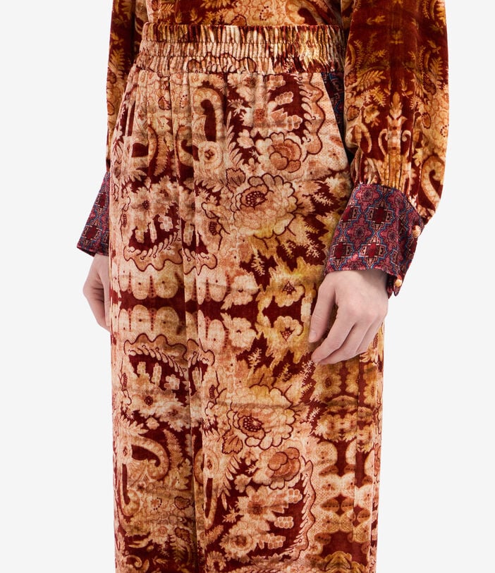 Pierre Louis Mascia KANADA Palazzo Trousers Viscose Silk Pierre Louis Mascia KANADA Palazzo Trousers Viscose Silk Multicolor KANADAPT12599VI516596101