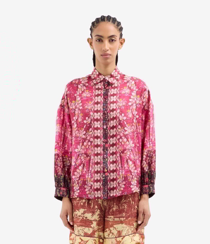 Pierre Louis Mascia ALOE Longsleeve Shirt Silk MELOGRANO ALOESCML12049SE518128101