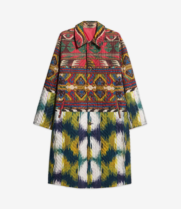 Pierre Louis Mascia ALOINT Raincoat Polyester Silk Multicolor ALOINTIMP12324PL513550101