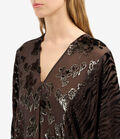 Pierre Louis Mascia PATCHDEV Dress Viscose Silk EBANO MORO PATCHDEVAB12970VIMORONERO