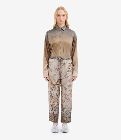 Pierre Louis Mascia ALOE Trousers Silk Multicolor ALOESPT10959SE514848101