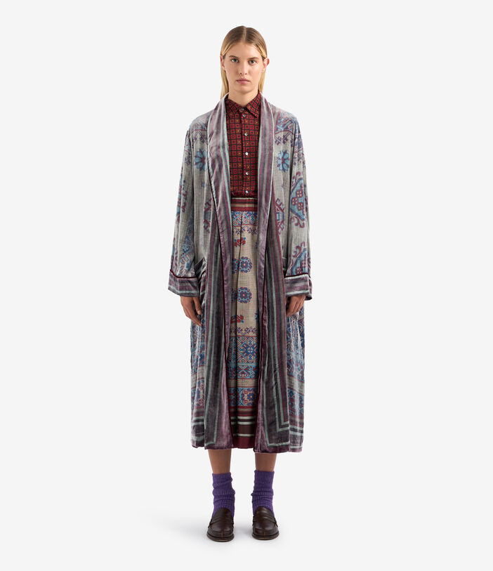Pierre Louis Mascia KANPUR Dressing Gown Viscose Silk Multicolor KANPURSVVT11668L124VI513577101