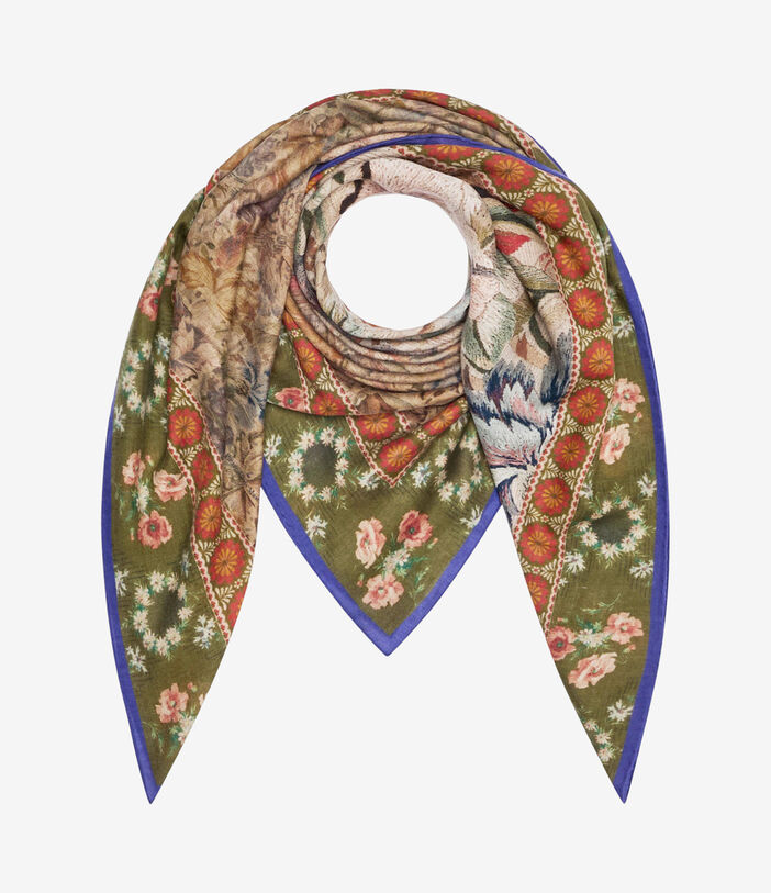 Pierre Louis Mascia MAGARWFB Shawl Scarf Wool 135x135 Multicolor MAGARWFBS135X135MWO515836101600