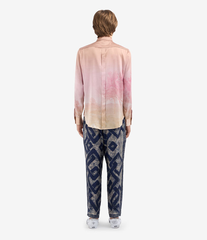 Pierre Louis Mascia ADASTRGUM Longsleeve Shirt Silk DUSTY ROSE ADASTRGUMSCML12451SE514715101