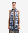 Pierre Louis Mascia ALOEUW Scarf Silk 15x180 RAMPICANTE BLU ALOEUWSW015X180TFASE517563101