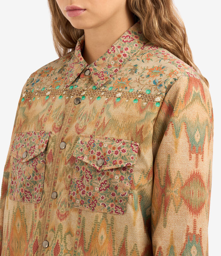 Pierre Louis Mascia INTEGMOS Longsleeve Shirt Polyamide Multicolor INTEGMOSCML10973PA513555101