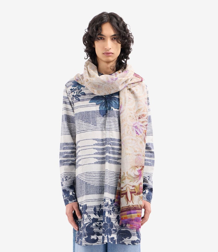 Pierre Louis Mascia HAWNBCI Scarf Cotton Silk 65x190 MALVA HAWNBCISW065X190ACO517576101