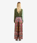 Pierre Louis Mascia CIALDA Palazzo Trousers Silk Multicolor CIALDASPT10766SE513295101