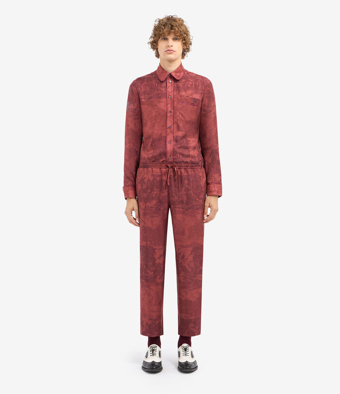 Pierre Louis Mascia ALOEGUM Trousers Silk Pierre Louis Mascia ALOEGUM Trousers Silk Multicolor ALOEGUMSPT10959SE516067105