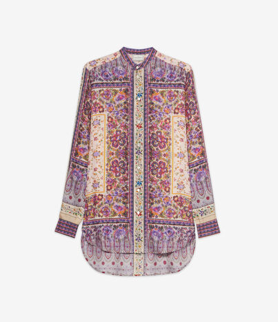 Pierre Louis Mascia ALOE Longsleeve Shirt Silk MULTICOLOR ALOESCML11185SE514738101