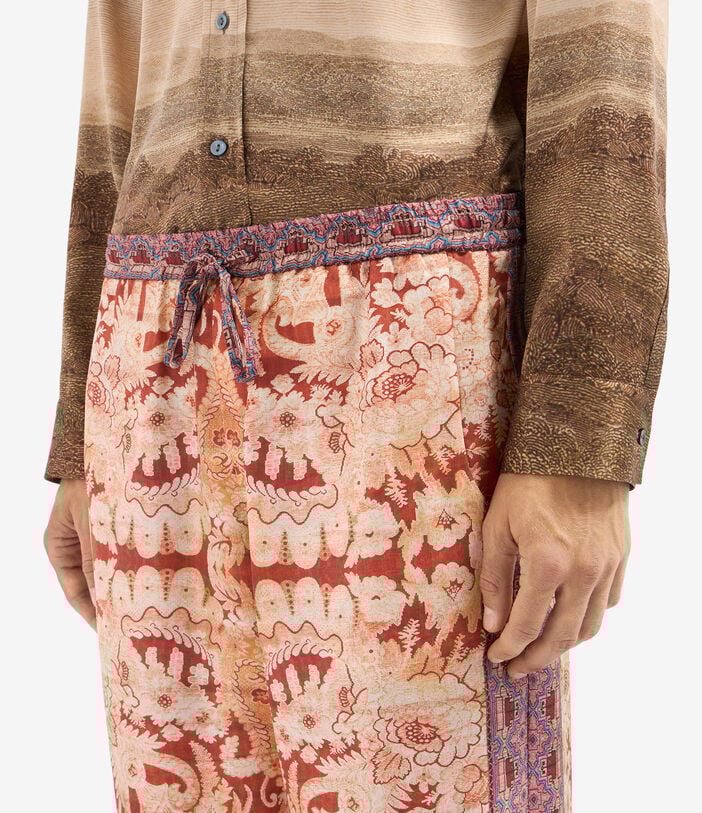 Pierre Louis Mascia ALOE Trousers Silk Pierre Louis Mascia ALOE Trousers Silk Multicolor ALOESPT10959SE516277101