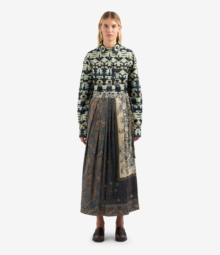Pierre Louis Mascia DYLAN Skirt Virgin wool Multicolor DYLANSGO10781WV513420101
