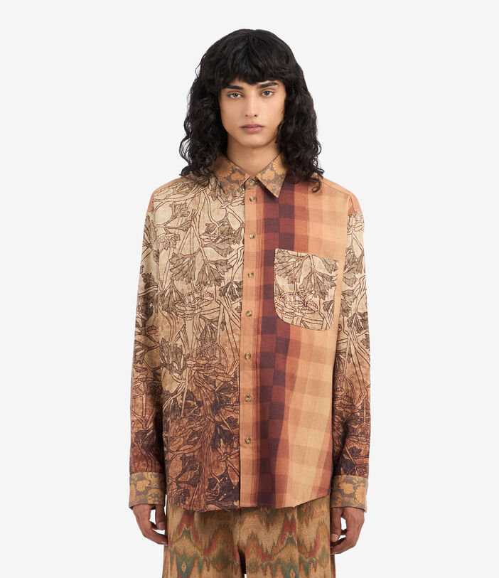 Pierre Louis Mascia K20164 Longsleeve Shirt Cashmere Silk Multicolor K20164SWCML12354WS513372101