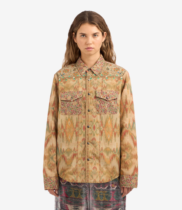 Pierre Louis Mascia INTEGMOS Longsleeve Shirt Polyamide Multicolor INTEGMOSCML10973PA513555101