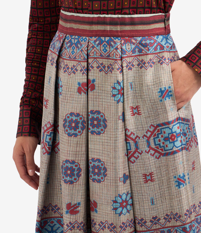 Pierre Louis Mascia CIALDA Skirt Silk Multicolor CIALDASGO12360SE513332101