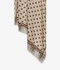 Pierre Louis Mascia ALOEUW Shawl Scarf Silk 135x195 CENERE ROSATA ALOEUWSW135X195S4SE517317101