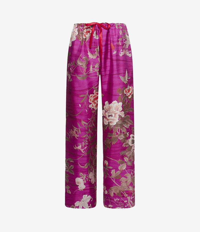 Pierre Louis Mascia CIALDA Trousers Silk Multicolor CIALDASPT12173SE511856101