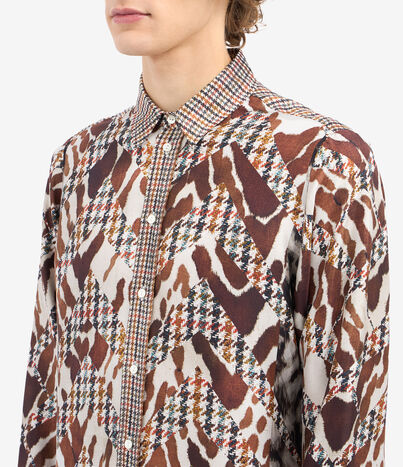 Pierre Louis Mascia ALOE Longsleeve Shirt Silk Multicolor ALOESCML12451SE516222101
