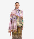 Pierre Louis Mascia ALOEUW Shawl Scarf Silk 135x195 GEOMETRIE DI LAVANDA ALOEUWSW135X195S4SE517308101