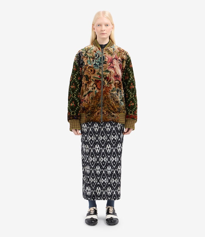 Pierre Louis Mascia KANADAG Bomber Jacket Viscose Silk Pierre Louis Mascia KANADAG Bomber Jacket Viscose Silk Multicolor KANADAGBM12696VI516686101