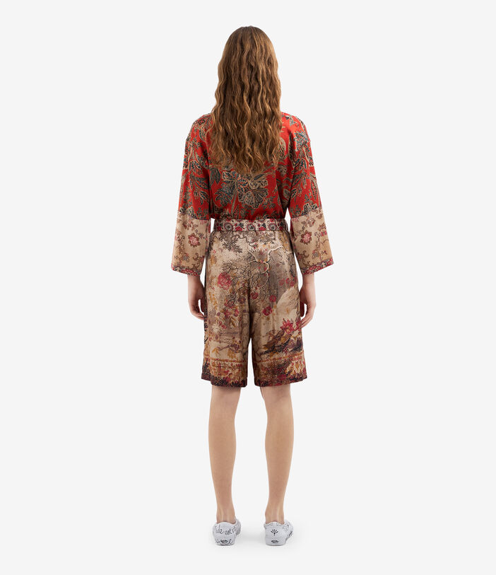 Pierre Louis Mascia ALOE Shorts Silk PARCHMENT ALOESPN12533SE515045101