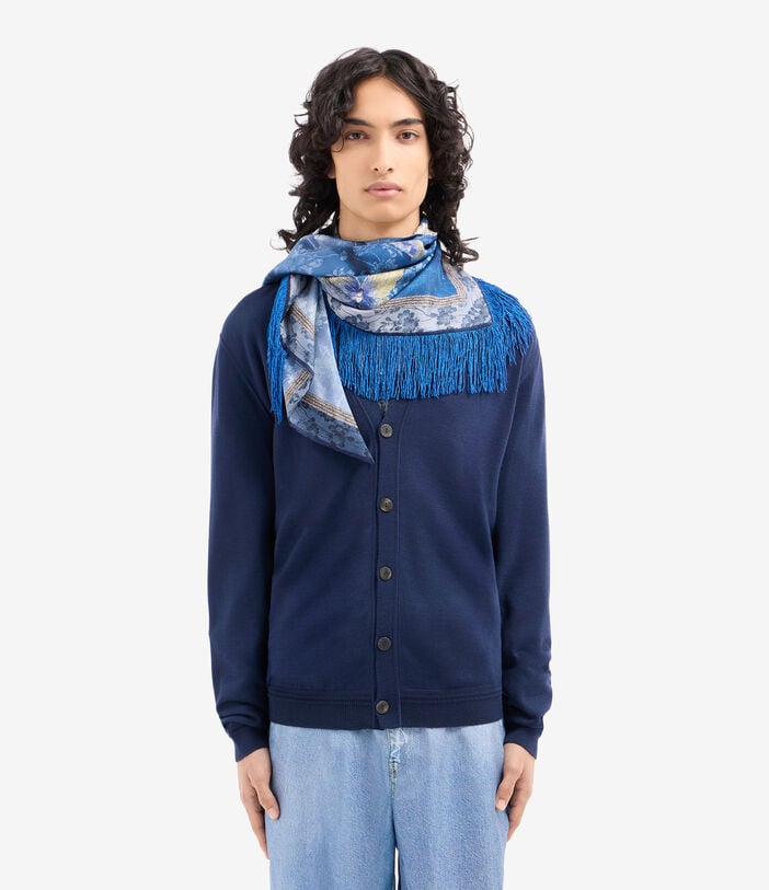 Pierre Louis Mascia ALOEUW Bandana Scarf Silk 90x90 CIELO VELATO ALOEUWSW090X090GTFSE517566101