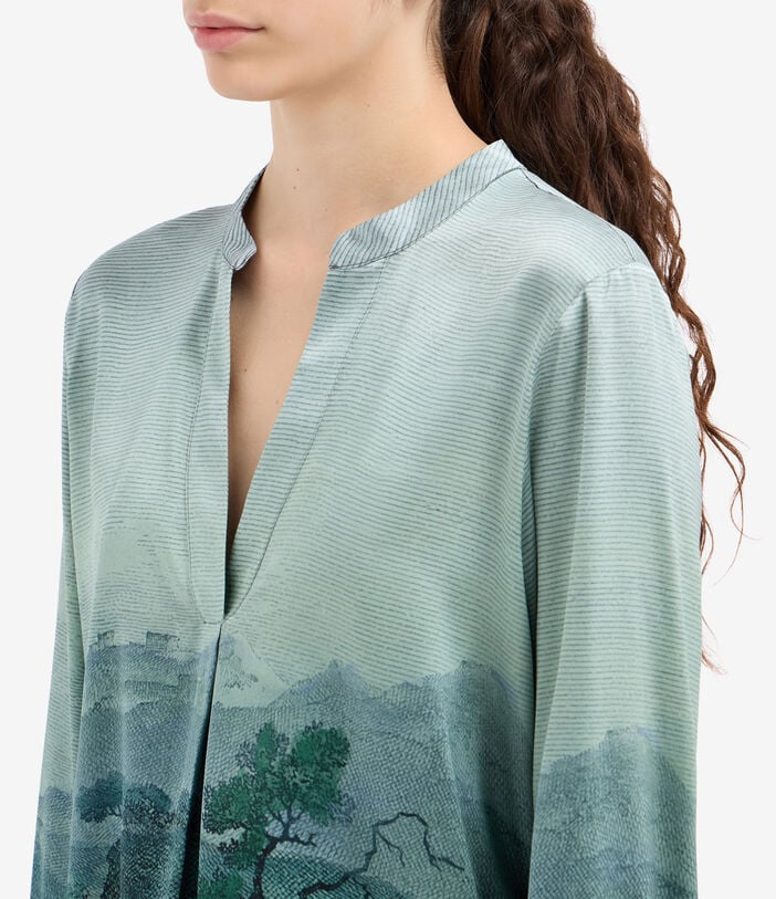 Pierre Louis Mascia ADASTRGUM Longsleeve Shirt Silk Pierre Louis Mascia ADASTRGUM Longsleeve Shirt Silk Multicolor ADASTRGUMSCML12437SE516334101