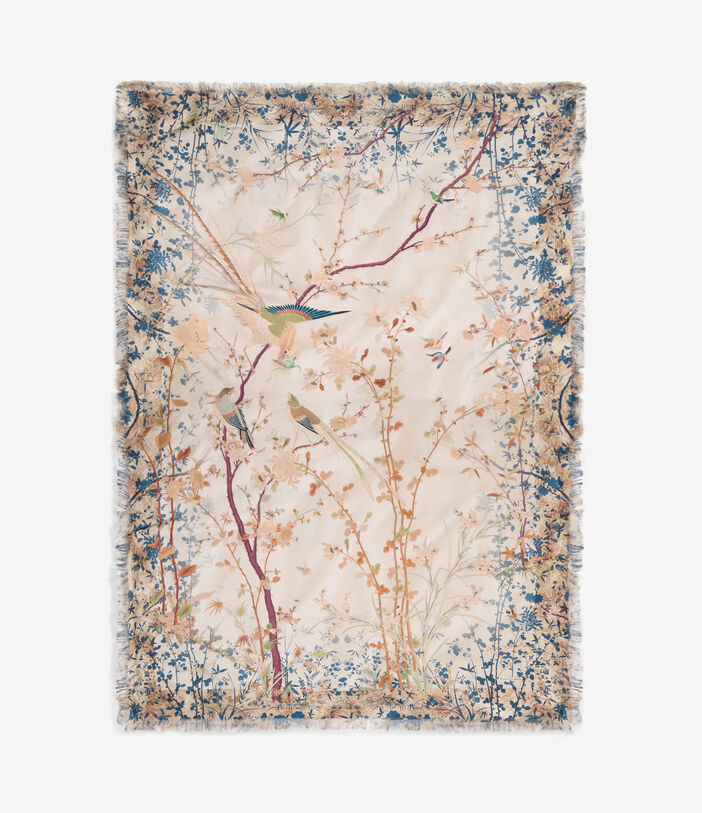 Pierre Louis Mascia ALOEUW Shawl Scarf Silk 135x195 ECRU ALOEUWSW135X195S4SE51433310118
