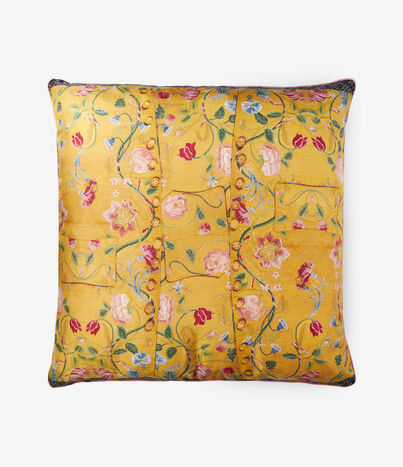 Pierre Louis Mascia CIALDA Floral Cushion Silk 90x90 Multicolor CIALDAS090X090CU064SE512847101