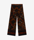 Pierre Louis Mascia KANPUR Palazzo Trousers Viscose Silk BLACK TEA KANPURSPT10766VI512870101