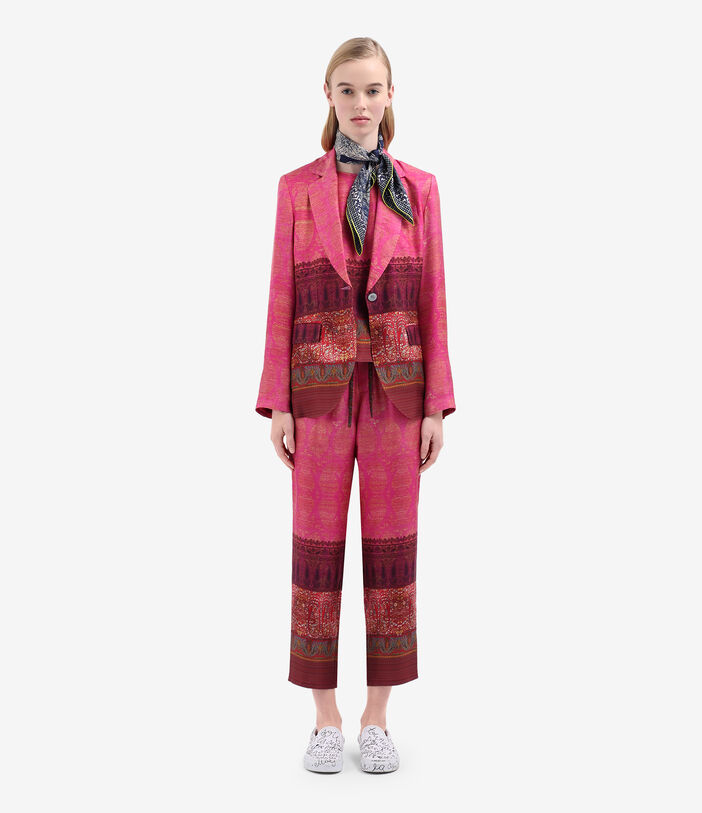 Pierre Louis Mascia ALOE Longsleeve Shirt Silk FUCHSIA ALOESCML10061SE514710101
