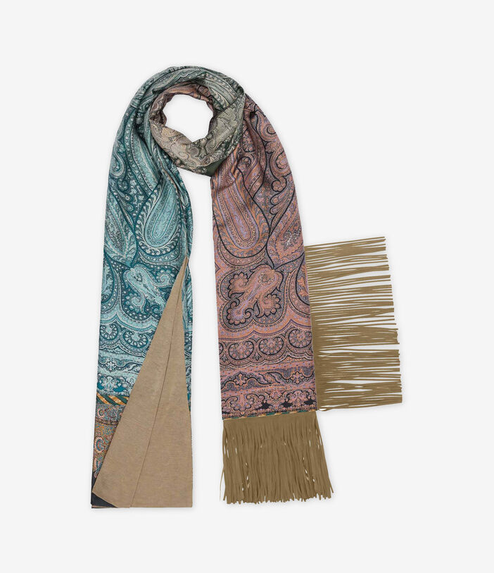 Pierre Louis Mascia ALOEWON Scarf Silk Cashmere 65x190 VELLUTO D'OMBRA ALOEWON065X190DLSE518917101