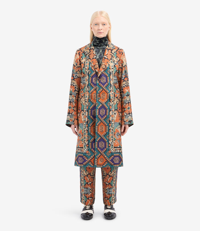 Pierre Louis Mascia CIALDA Coat Silk KILIM CIALDACPT12107SE516413101