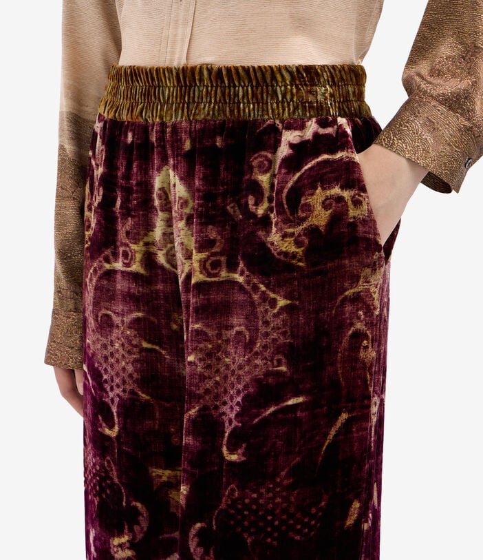 Pierre Louis Mascia KANADA Palazzo Trousers Viscose Silk Pierre Louis Mascia KANADA Palazzo Trousers Viscose Silk RIBES KANADAPT12599VI516594101