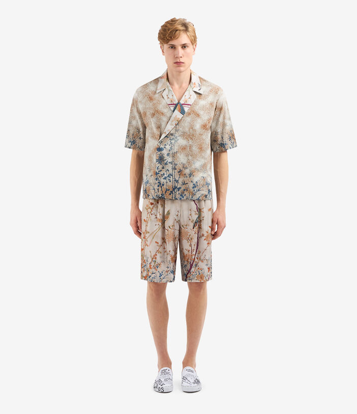 Pierre Louis Mascia ALOE Shorts Silk ECRU ALOESPN12533SE515047101