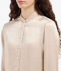 Pierre Louis Mascia ADANAGUM Longsleeve Shirt Silk BEIGE ADANAGUMUQCML11721SEBEIGE