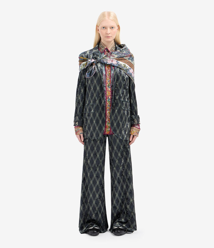 Pierre Louis Mascia RANADA Palazzo Trousers Polyester Multicolor RANADAPT12697PL144289101