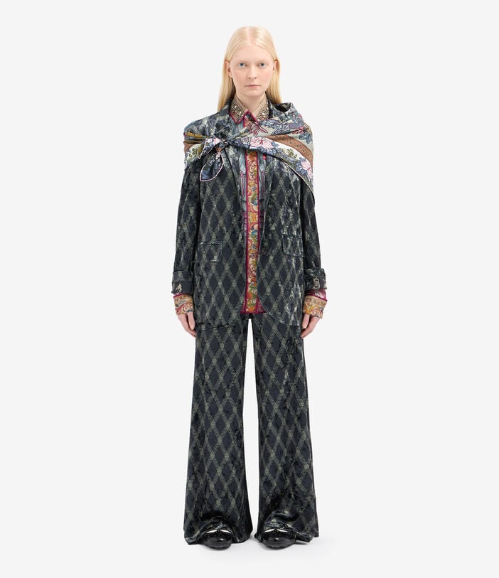 Pierre Louis Mascia RANADA Palazzo Trousers Polyester Pierre Louis Mascia RANADA Palazzo Trousers Polyester Multicolor RANADAPT12697PL144289101