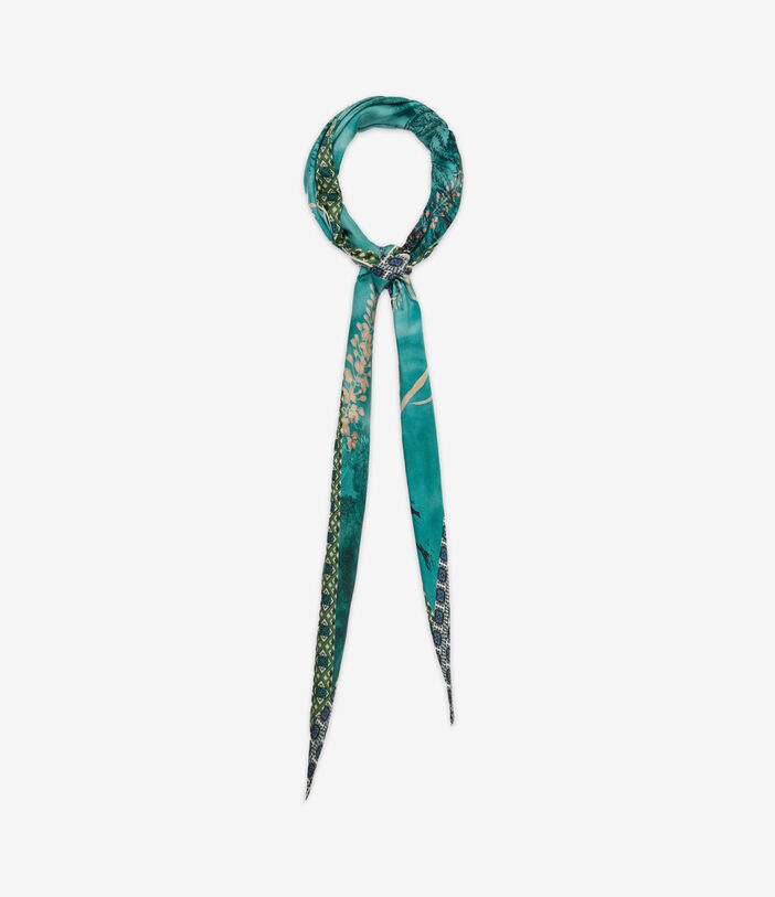 Pierre Louis Mascia ALOEUW Scarf Silk 65x120 AQUAMARINE ALOEUWSW065X120LMFSE51481410118
