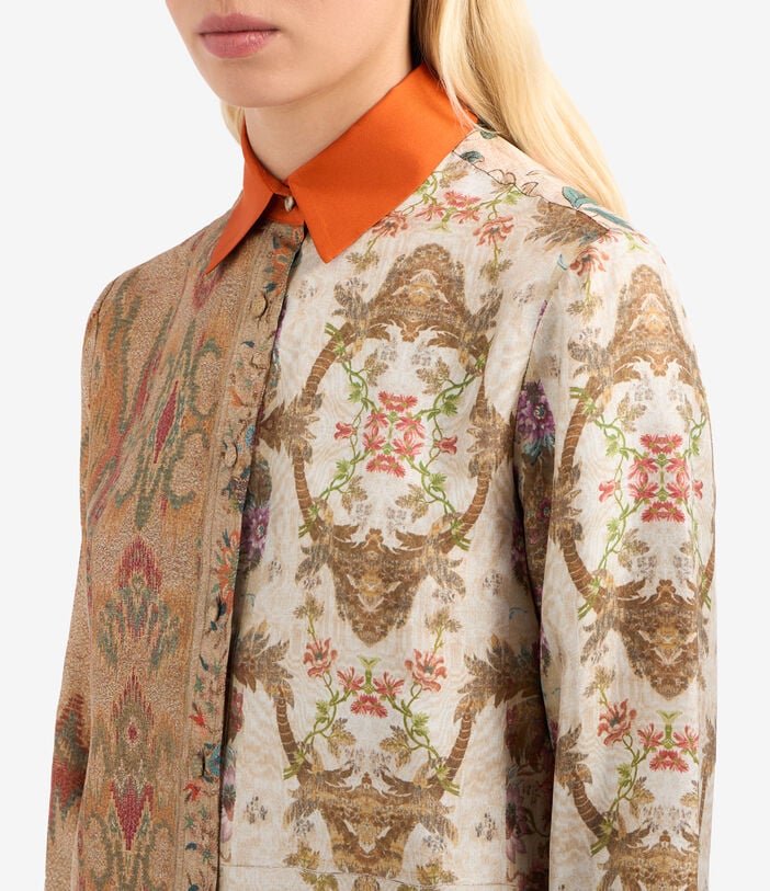 Pierre Louis Mascia ALOE Longsleeve Shirt Silk Multicolor ALOESCML11190SE513220101