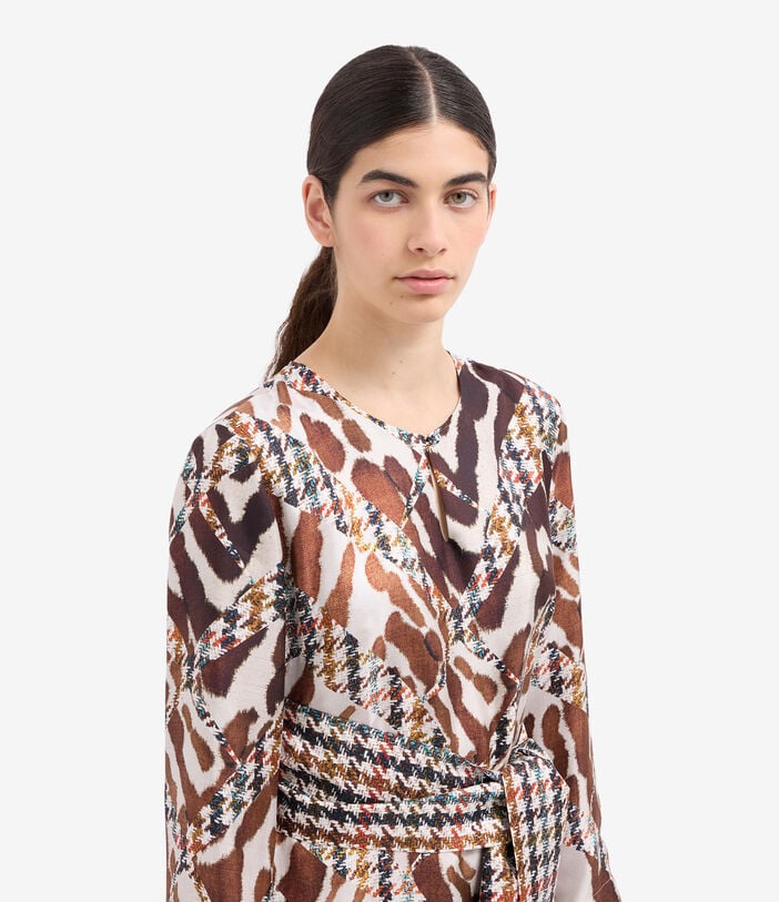Pierre Louis Mascia ALOE Dress Silk Pierre Louis Mascia ALOE Dress Silk TESSERACT ALOESAB12365SE516382101